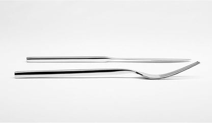 Fortessa Arezzo 18/10 Stainless Steel Flatware, 5 Piece Place Setting, Service for 1, Polished Stainless