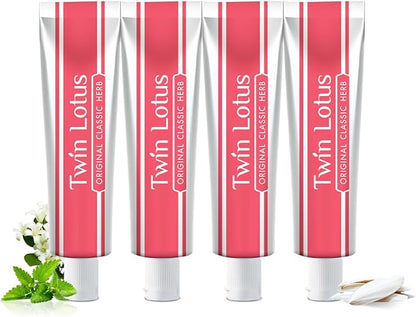 Original Herbal Toothpaste - Travel Size 0.88 oz, Pack of 4 - Fluoride-Free, Fresh Mint - Natural, Non GMO, Fluoride Free, Gluten Free,Oral Care, Freshens Breath