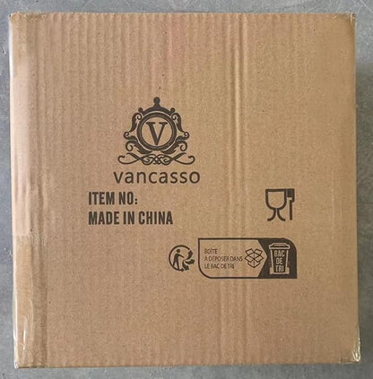 vancasso Bonita Dinnerware Sets 18 Pieces, Stoneware Dishes Set for 6, Plates and Bowls Set, Dinshwasher and Microwave Safe, Multicolor