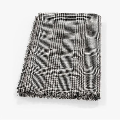 Outer Bug Shield Outdoor Throw Blanket w/Insect Shield Repellent Gear Technology- Lightweight Insect-Repellent Outdoor Blanket, Camping, Picnic & Beach Blanket, Houndstooth, 50”W x 60”