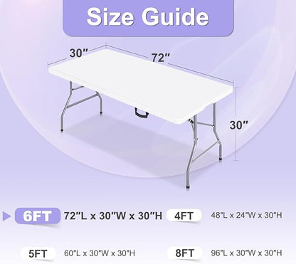 ABCCANOPY 6 FT Spandex Table Cover Stretch Fitted Wrinkle Resistant Tablecloth Reuse for Rectangular Folding Table Patry Event Wedding Banquet Protector Turquoise