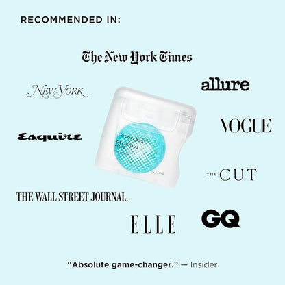 Cocofloss Woven Dental Floss, Dentist-Designed Oral Care, Mint, Waxed, Expanding, Vegan, Kid-Friendly String Floss with Coconut Oil, 3 Spools (33 yd Each)