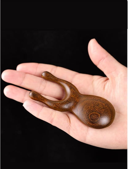 Natural Wooden Nose Guasha Massage Tools Anti-Static, Eyes Facial Wood Gua Sha Tool,face Manual Massager Tool, Multifunctional Handheld Meridians Acupoint Massage Tool,1 Pieces.