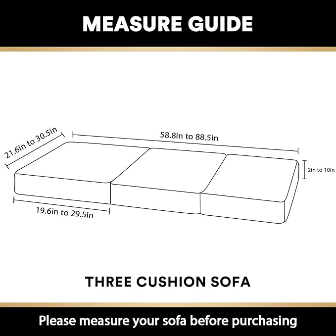 PrinceDeco Velvet Sofa Cushion Covers, Stretch Couch Cushion Covers for Individual Seat Couch Slipcover Sets Furniture Protector for Loveseat Sofa Cushion(Each Width Up to 29.5", Brown)