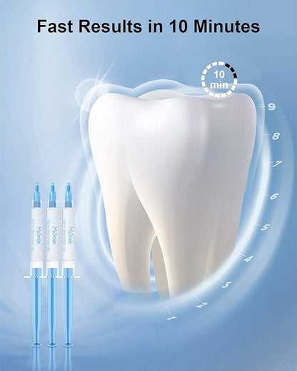 MySmile Teeth Whitening Gel Pen Refill Pack, 3 Non-Sensitive Teeth Whitening Pen, Deluxe Teeth Whitener Dental Grade Tooth Whitening Gel with Carbamide Peroxide for Home, 10 min Fast Result