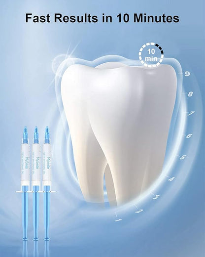 MySmile Teeth Whitening Gel Refills Pack, 6 Non-Sensitive Teeth Whitening Gel Pen, Teeth Whitener Dental Grade Tooth Whitening Gel for Tray, 10 min Fast Result Whitening