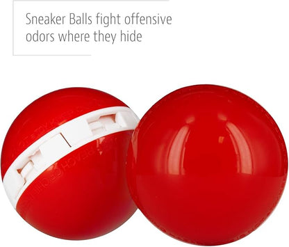 Sneaker Balls Odor-Fighting Shoe Fresheners, Eliminates Unpleasant Smells, Perfect For Sneakers, Gym Bags, Gear Bags, Drawers, Lockers, And More!, Jungle Animals, 6 Pack