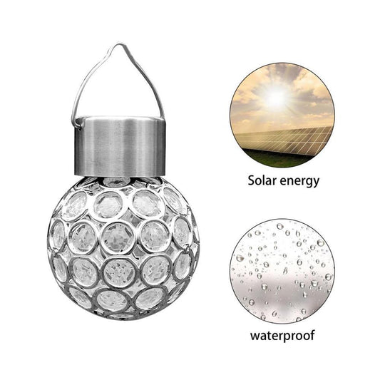 Faroles colgantes solares impermeables con LED para jardín