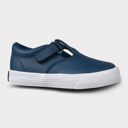 Khloe Girls T-Strap Hook & Loop Shoe