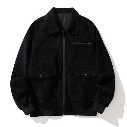 Men's Corduroy Jacket - Stylish Casual Spring/Fall Outerwear