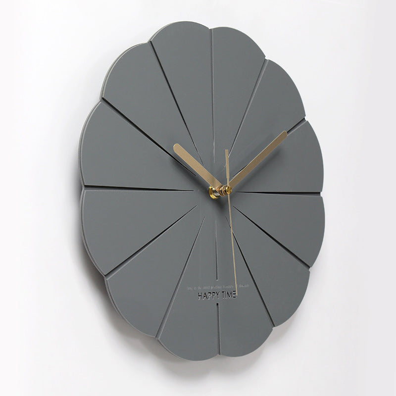 Creative Acrylic Wall Clock Battery Dumbbell Wall Clock