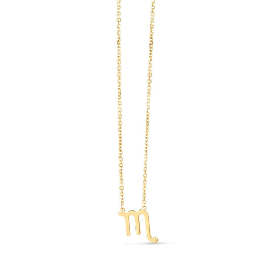 Collier Scorpion en or jaune 14 carats