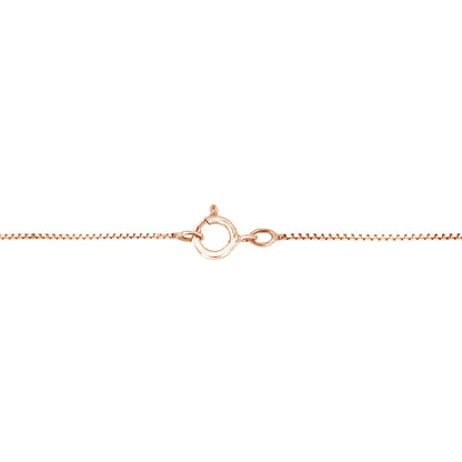 10K Rose and White Gold Plated .925 Sterling Silver 1/4 Cttw Miracle-Set Champagne Diamond Triple Circle 18" Necklace (I2-I3 Clarity)