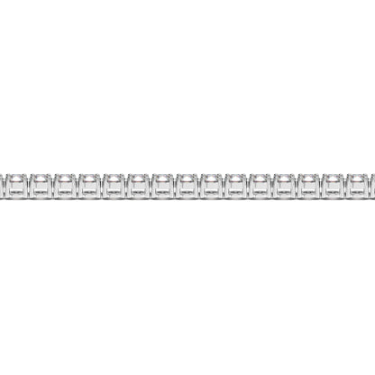 Lab Grown Round Diamond Tennis Bracelet in 14k White Gold (10 cctw F/G  VS2/SI1)