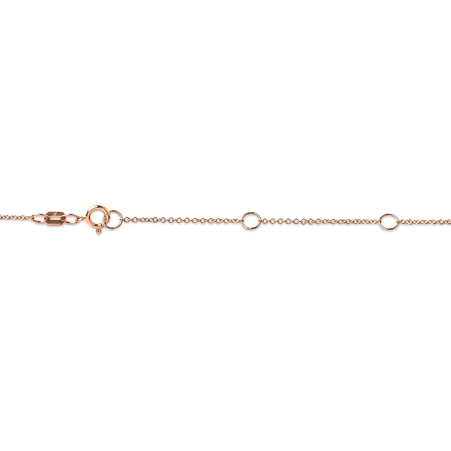 2 Micron 14K Rose Gold Plated Sterling Silver Bezel-Set Diamond Solitaire Pendant Necklace (1/3 cttw, H-I Color, I1-I2 Clarity)