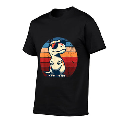 Dinosaur T-Rex Retro Novelty Men Kids Women Funny Dinosaur  Breathable T-Shirt