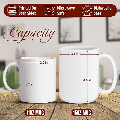 Personalized Tech Enthusiast Coffee Cup 11oz 15oz, Customized Steampunk Character Design Ceramic Mug, Unique Custom Name Mug Gift For Engineer, Kid Cup, Cute Mechanic White Cup