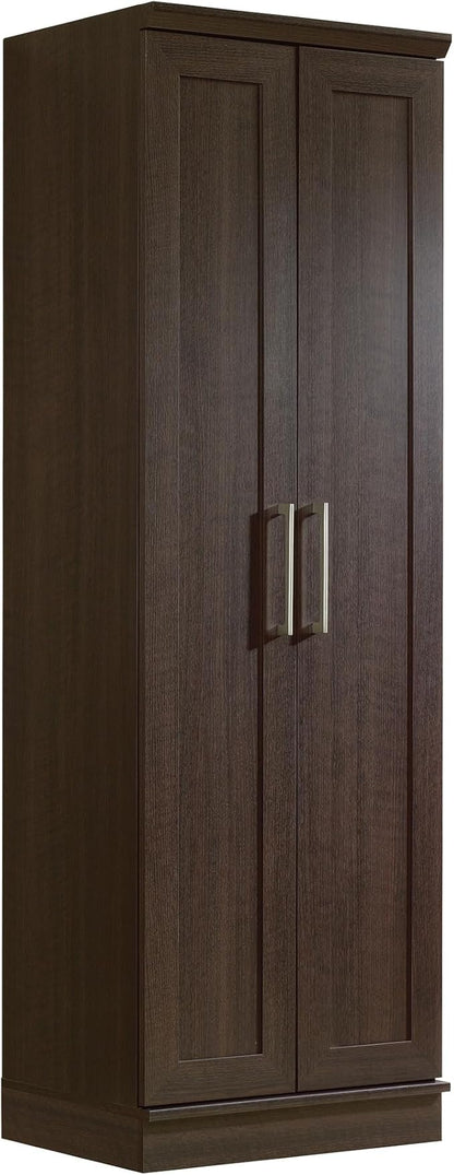 Sauder HomePlus Kitchen Pantry Storage Cabinet with Adjustable Shelves, Laundry Bathroom, L: 23.31" x W: 17.01" x H: 71.18", Dakota Oak