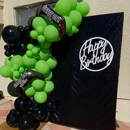 130pcs Lime Green Balloons Different Sizes 18" 12" 10" 5" Light Green Balloons for Birthday Dinosaur Baby Shower St. Patrick's Day Summer Jungle Forest Safari Party Decorations