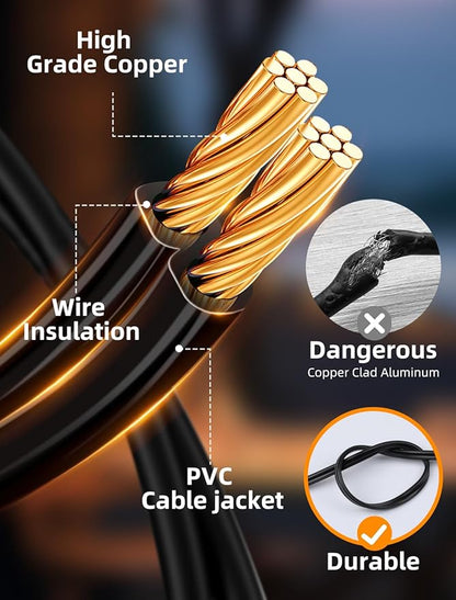 Outdoor Patio String Lights: S14 Shatterproof Bulb Outside Waterproof Light - 50Ft 15M Remote Dimmable Connectable Hanging Outdoor Electric Lighting - Garden Backyard Yard Gazebo Porch Party