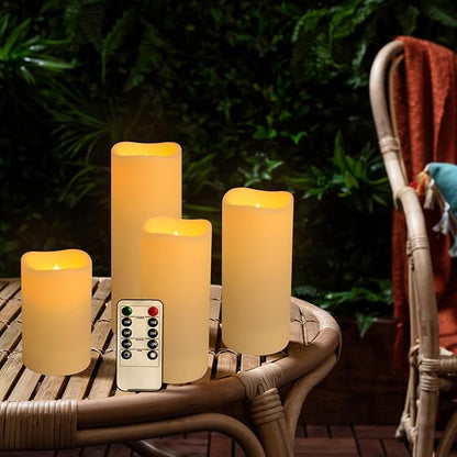 144-Pack LED Flameless Candles with Remote Control for Home and Special Occasions (Three Sizes)