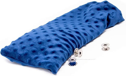 Microwave Heating Pad for Cramps, Aches & Pains - Weighted Microwavable Heating Pad – Moist Heat Therapy for Back, Neck, and Shoulders – Made in USA with Lavender, Flaxseed, and Buckwheat