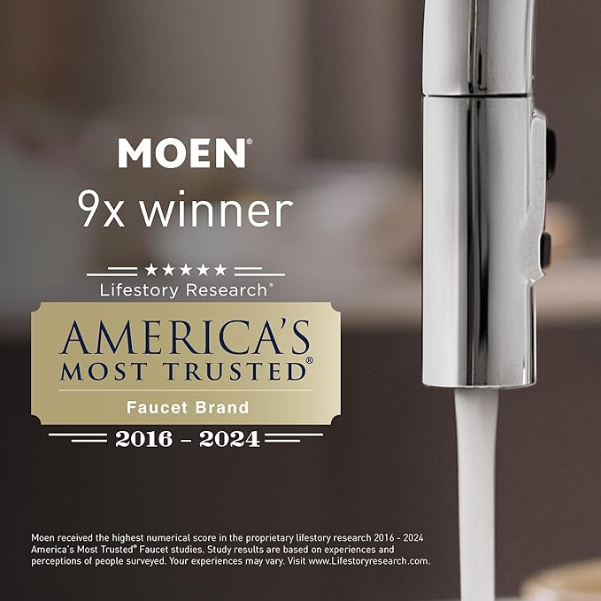 Moen Black EX Series Host Series 3/4 Horsepower Improved Installation Garbage Disposal, EX75C