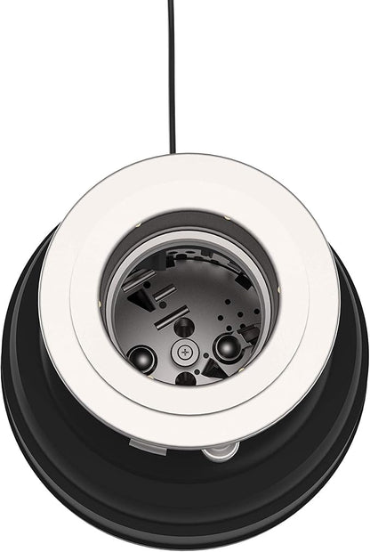 Waste Maid 10-US-WM-658-3B Garbage Disposal Anti-Jam Stainless Steel Food Waste Grinding System, 1-1/4 HP Premium, Black