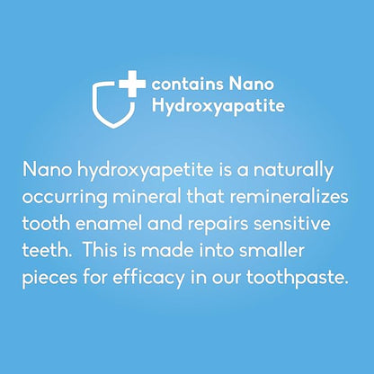 The Humble Co. Sensitive Toothpaste – Natural Spearmint Fluoride Free Toothpaste for Fresh Breath and Helps Remove Plaque, Vegan Cruelty Free Oral Care, Non-Toxic SLS Free Toothpaste (5.5 oz, 2pk)