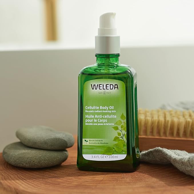 Weleda Birch Cellulite Body Oil 3.4 Fluid Ounce, Plant-Rich Oil with Birch, Rosemary and Jojoba