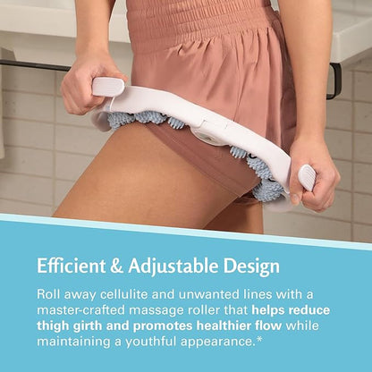 M3 Naturals Anti Cellulite Roller & Lymphatic Drainage Massager | Fascia Blaster for Contoured & Smoother Skin | Tool for Sore Arms, Legs, Stomach & Buttocks