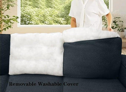 L Lengend Vansen Modular Sectional Sofa U Shaped Couch with Ottoman Modern Reversible Corner Sectional Couch for Living Room (Charcoal, U Shaped Sofa-3)