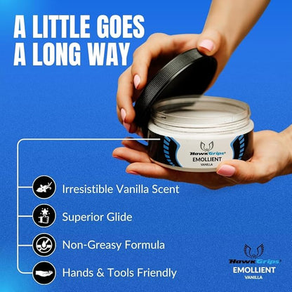 8oz Massage Emollient 5ct, Vanilla Scent, Shea Butter, Oil Based, Vegan, Soft Tissue Mobilization and Lubrication for Manual and Assisted Massage Therapy Techniques, Cream Alternative
