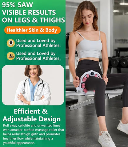 Cellulite massage tool | 360°removable cellulite remover for legs & Lymphatic Drainage Massager | Fascia Blaster for Contoured & Smoother Skin,Tool for Sore Arms, Legs, Stomach & Buttocks Pink