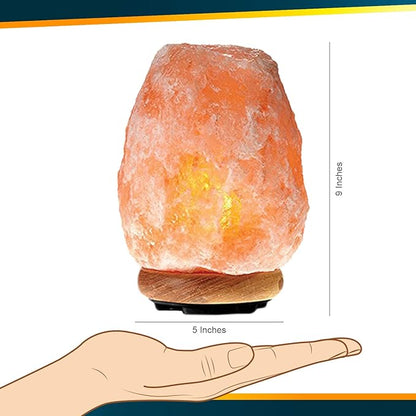 Himalayan Glow Salt Lamp with Dimmer Switch 5-7 lbs