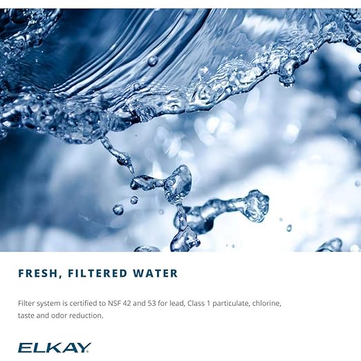 Elkay LZS8L Cooler, Light Gray Granite