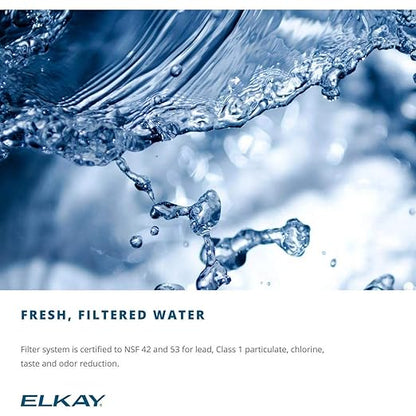 Elkay LZS8L Cooler, Light Gray Granite