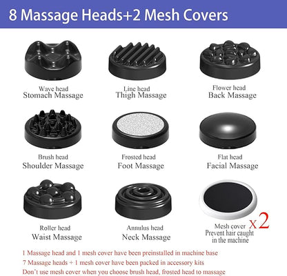 Cordless Cellulite Massager, Handheld & Mini Lymphatic Drainage Massager, Massage Stomach Belly Arms Legs, Body Sculpting Machine for Women Female at Home -1.1lb Weight