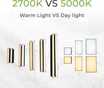 LUMENGY Paver Light Slim 0.5x9 Inch (0.55 x 8.85 inches) Glare-Free Steel Lighting for Pavers, Brick, Walls, Driveways, Walkways & Pathways, 5000K Daylight, Waterproof, Drive-Over, 12V AC/DC Wired.