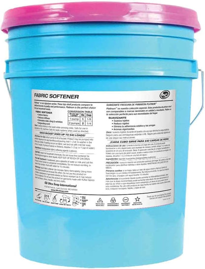 Ultra Fresh Platinum Fabric Softener for Laundry up to 640 Loads, Lavender, 5 Gallons - Fabric Odor Remover to Wash Clothes and Sheets