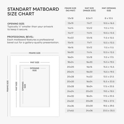 Homeforia 24x24 Picture Frame Bronze, High End Metal 24 x 24 Large Square Poster Frames with Mat 20 by 20 inch Photo, 24by24 Thin Brass Frames Matted to 20x20 Print, Tempered Glass, Wall Kit, Set of 1