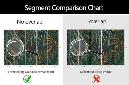 Dark Tropical Palm Leaf Wallpaper Mural Oil Painting Style Abstract Leaves Wall Mural (Not Peel and Stick)