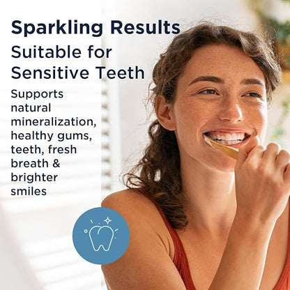 Designs for Health Periobiotic Silver Hydroxyapatite Toothpaste - Fluoride Free Toothpaste with Oral Probiotics with Whitening Hydroxyapatite - Supports Gum Health & Remineralization (4oz Mint)