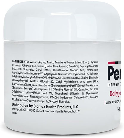 Penetrex Joint & Muscle Therapy - Soothing Comfort for Back, Neck, Hands, Feet - Premium Whole Body Rub with Arnica, Vitamin B6 MSM & Boswellia - Non-Greasy 4oz Cream