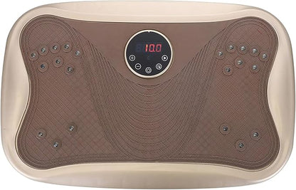 Vibration Plate Fitness Platform Whole Body Exercise Machine with 120 Speed Levels, Lymphatic Drainage, Fat Burning, and Weight Loss, Perfect for Women, Men, and Home Gym Exercise