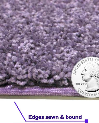 KOECKRITZ Soft and Colorful Kids Classroom Area Rugs (Passes Flammability Pill Test) Many Sizes and Bright Colors to Select from (7' x 9', Lavender)
