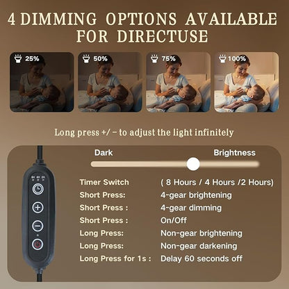 GEEZO Fragrance Candle Warmer Lamp，Electric Candle Warmer with Timer & Dimmer，Mom Christmas Birthday Gifts for Women, House Warming Gifts New Home Bedroom Decor