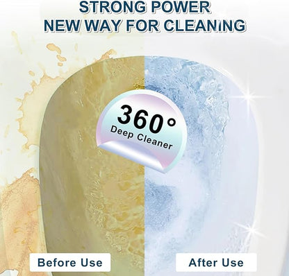 Pumice Stone Toilet Bowl Cleaner,16.7Inch Toilet Pumice Stone with Handle Cleans Hard Water Ring Calcium Buildup&Stains for Toilet Bath Kitchen Household Cleaning