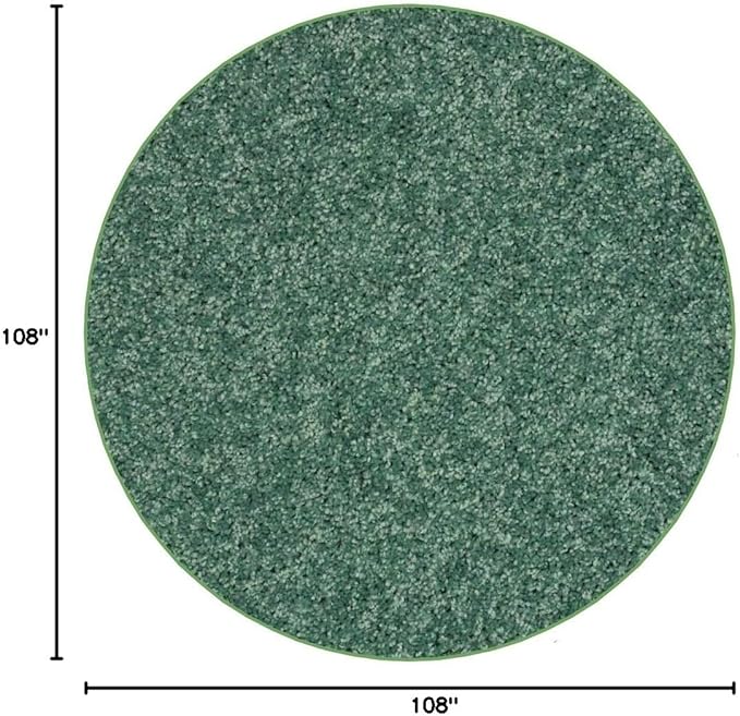 KOECKRITZ Soft and Colorful Kids Classroom Area Rugs (Passes Flammability Pill Test) Many Sizes and Bright Colors to Select from (9' Round, Froggy)