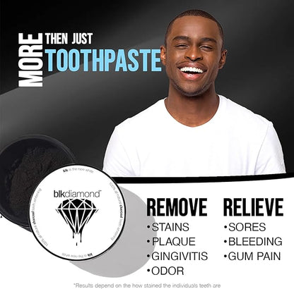 Premium Activated Charcoal Natural Coconut Teeth Whitening Powder - Safe for Enamel to get a Whiter and Brighter Smile - Organic Toothpaste Detoxifier